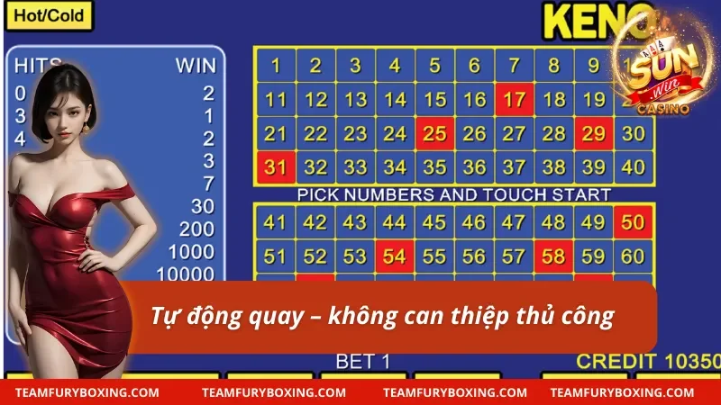 Quay Số Keno Sunwin: Lựa Chọn Số 1 Cho Game Thủ Mê Trúng Lớn 6 Giao diện tự quay số tự động đẳng cấp có tại quay số Keno Sunwin